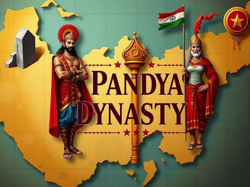 Historical Pandya Dynasty Map